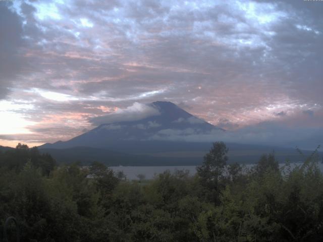 山中湖からの富士山