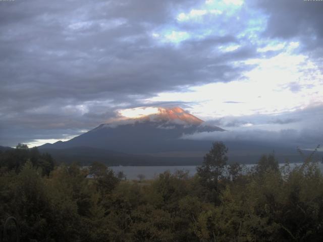 山中湖からの富士山