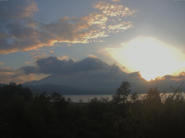 山中湖からの富士山