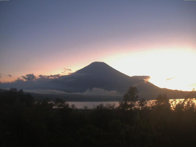 山中湖からの富士山