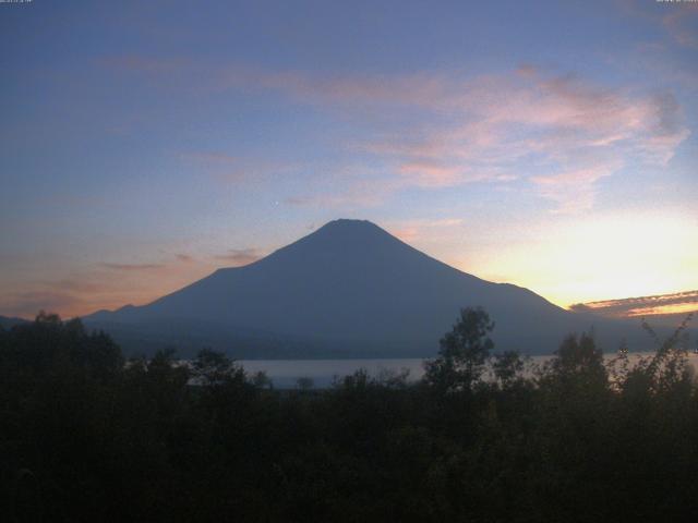 山中湖からの富士山