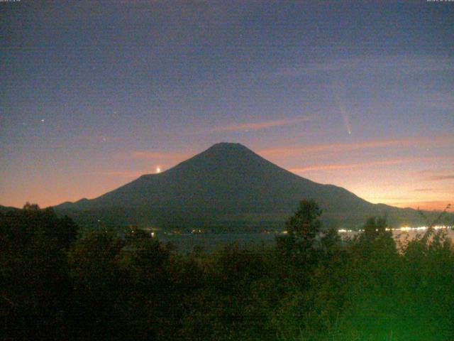 山中湖からの富士山