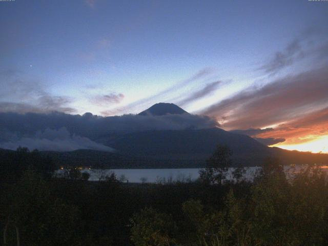 山中湖からの富士山