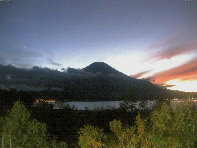 山中湖からの富士山