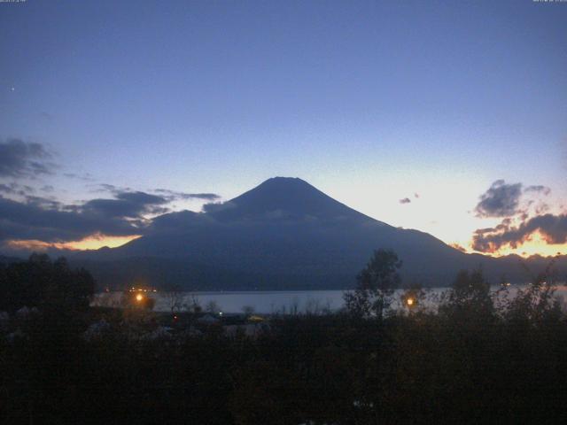 山中湖からの富士山