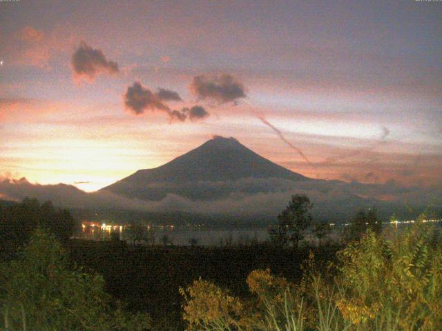 山中湖からの富士山