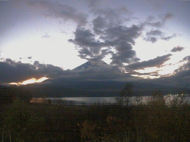 山中湖からの富士山