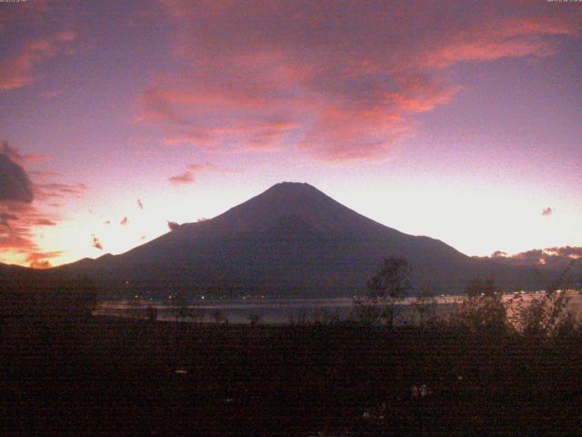 山中湖からの富士山