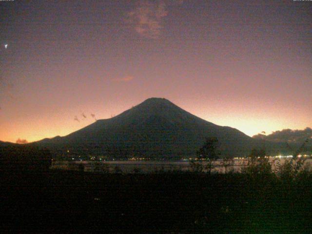 山中湖からの富士山