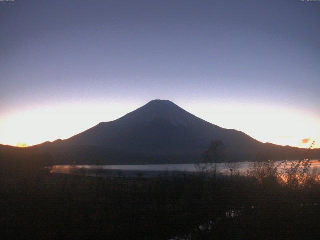 山中湖からの富士山