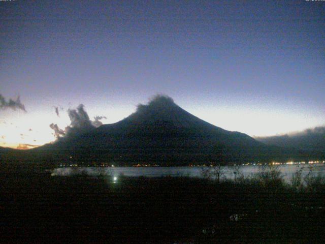 山中湖からの富士山