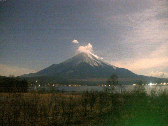 山中湖からの富士山