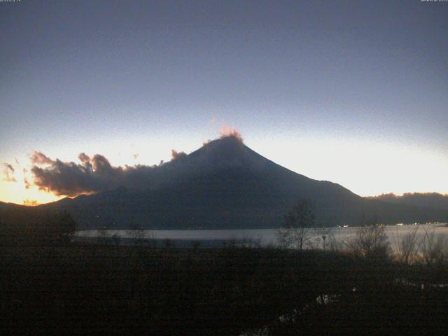 山中湖からの富士山