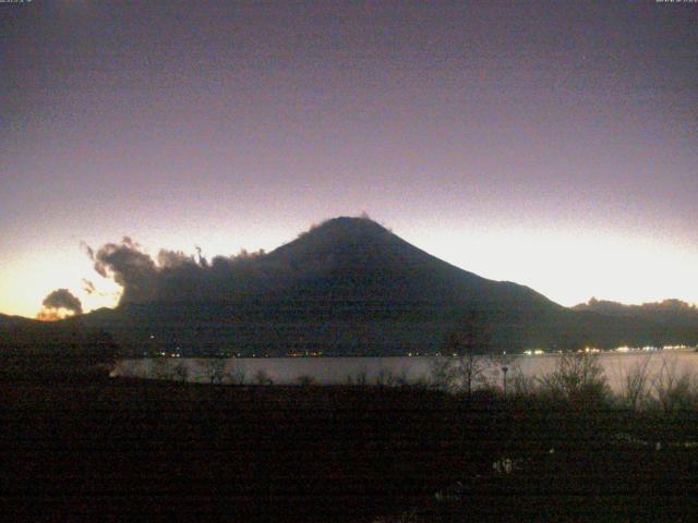 山中湖からの富士山