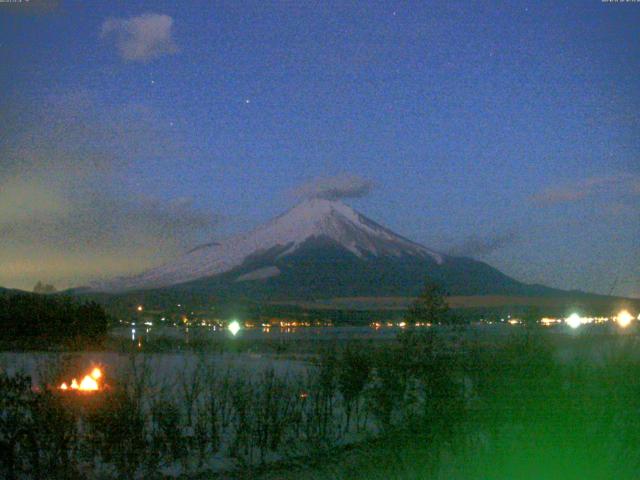 山中湖からの富士山